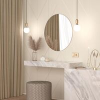 Выключатель двухклавишный проходной (шампань) / W1122011