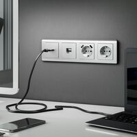 Розетка Ethernet RJ-45 (cеребряный рифленый) / W1181009