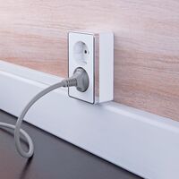 Розетка двойная с заземлением Gallant (белый) / W5072101