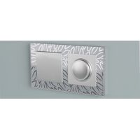 Рамка на 2 поста (серебряный, Edel) / WL09-Frame-02