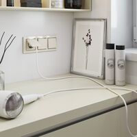 Рамка на 3 поста (слоновая кость/хром, Snabb) / WL03-Frame-03-ivory