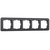 Рамка на 5 постов (графит, Stream) / WL12-Frame-05