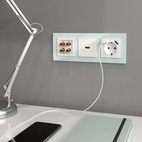 Рамка на 3 поста (натуральное стекло, Favorit) / WL01-Frame-03