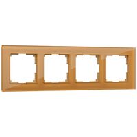 Рамка на 4 поста (бронзовый, Favorit) / WL01-Frame-04