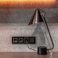 Рамка на 4 поста (черный, Favorit) / WL01-Frame-04