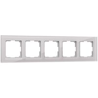 Рамка на 5 постов (дымчатый, Favorit) / WL01-Frame-05