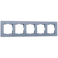 Рамка на 5 постов (серый, Favorit) / WL01-Frame-05