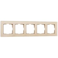 Рамка на 5 постов (шампань, Favorit) / WL01-Frame-05