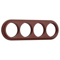 Рамка на 4 поста (итальянский орех, Legend) / WL15-frame-04