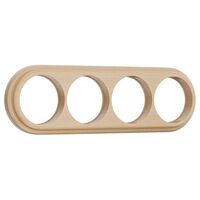 Рамка на 4 поста (светлый бук, Legend)/ WL15-frame-04