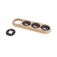 Рамка на 4 поста (светлый бук, Legend)/ WL15-frame-04