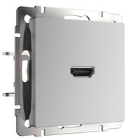 Розетка HDMI (серебряный) / WL06-60-11