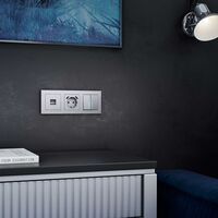 Телефонная розетка RJ-11 (серебряный) / WL06-RJ-11