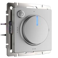 Терморегулятор электромеханический для теплого пола (серебряный) / WL06-40-01