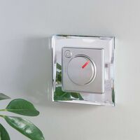 Терморегулятор электромеханический для теплого пола (серебряный) / WL06-40-01