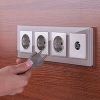 ТВ-розетка оконечная (серебряный) / WL06-TV