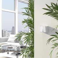 Выключатель двухклавишный Gallant (белый) / W5020001