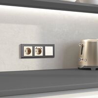 Выключатель одноклавишный (шампань) / W1110011