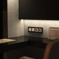 Выключатель одноклавишный (шампань) / W1110011