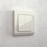 Выключатель жалюзи (слоновая кость) / WL03-01-02