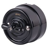 Выключатель на 4 положения двухклавишный Retro (черный) / W5620008