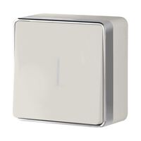 Выключатель одноклавишный с подсветкой Gallant (слоновая кость) / W5010103