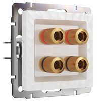 Акустическая розетка (белый, Hammer) / W1285001