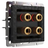 Акустическая розетка (черный, Hammer) / W1285008