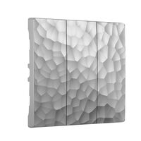 Набор клавиш для выключателя трехклавишного (серебряный, Hammer) / W1239006