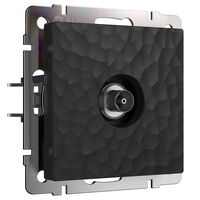 ТВ-розетка оконечная (черный, Hammer) / W1283008