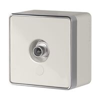 ТВ-розетка оконечная  Gallant (слоновая кость) / WL15-21-01