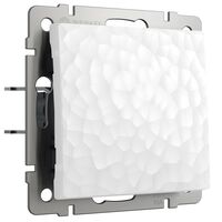 Выключатель одноклавишный (белый, Hammer) / W1210001