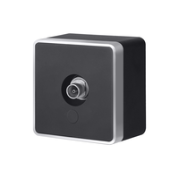 ТВ-розетка оконечная Gallant (черный с серебром) / WL15-21-01