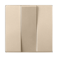 Набор клавиш для выключателя трехклавишного (шампань) / WL11-SW-3G-CP