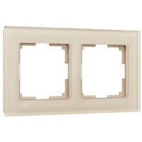 Рамка на 2 поста (шампань, Favorit) / W0021111