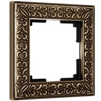 Рамка на 1 пост (бронза, Antik) / W0011512