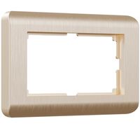 Рамка для двойной розетки (шампань, Stream) / W0082111