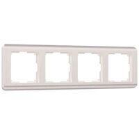 Рамка на 4 поста (перламутровый, Stream) / W0042113