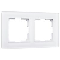 Рамка на 2 поста (белый матовый, Favorit) / W0021105
