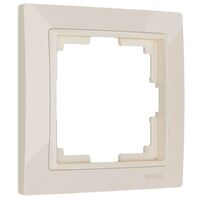 Рамка на 1 пост (слоновая кость, Basic) / W0012003