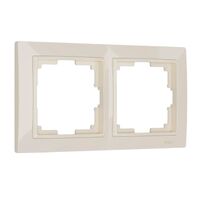 Рамка на 2 поста (слоновая кость, Basic) / W0022003