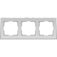 Рамка на 3 поста (серебряный, Vitel) / WL06-Frame-03