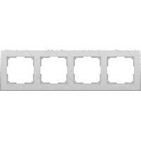 Рамка на 4 поста (серебряный, Vitel) / WL06-Frame-04