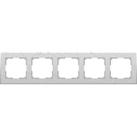 Рамка на 5 постов (серебряный, Vitel) / WL06-Frame-05