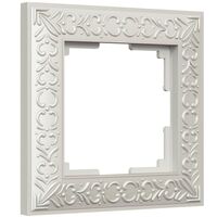 Рамка на 1 пост (жемчужный, Antik) / WL07-Frame-01