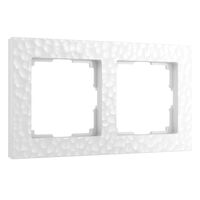 Рамка на 2 поста (белый, Hammer) / W0022401