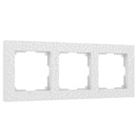 Рамка на 3 поста (белый, Hammer) / W0032401