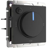 Терморегулятор электромеханический для теплого пола (черный) / W1151108