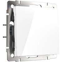 Перекрестный переключатель одноклавишный (белый) / W1113001