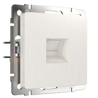 Розетка Ethernet RJ-45 (перламутровый рифленый) / W1181013